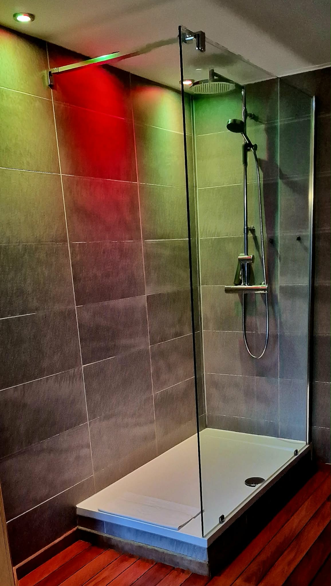 Chambre Grand Confort — douche italienne éclairage design