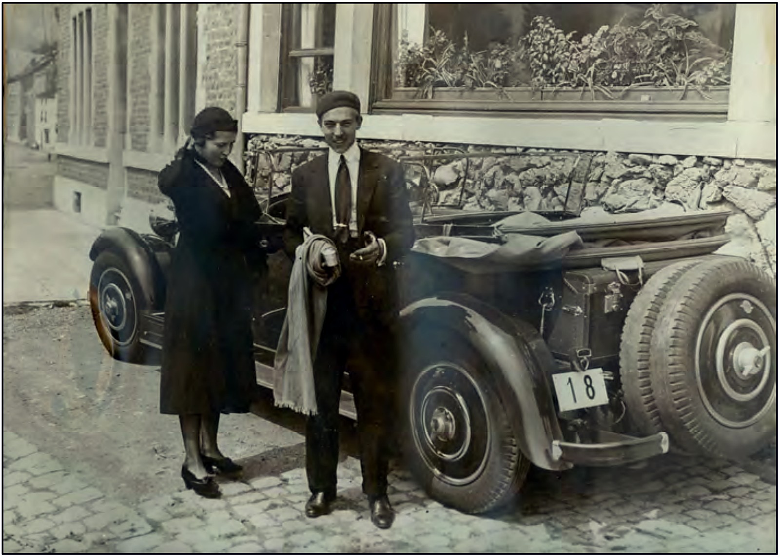 Le Comte et la Comtesse de Paris en visite à l'hôtel